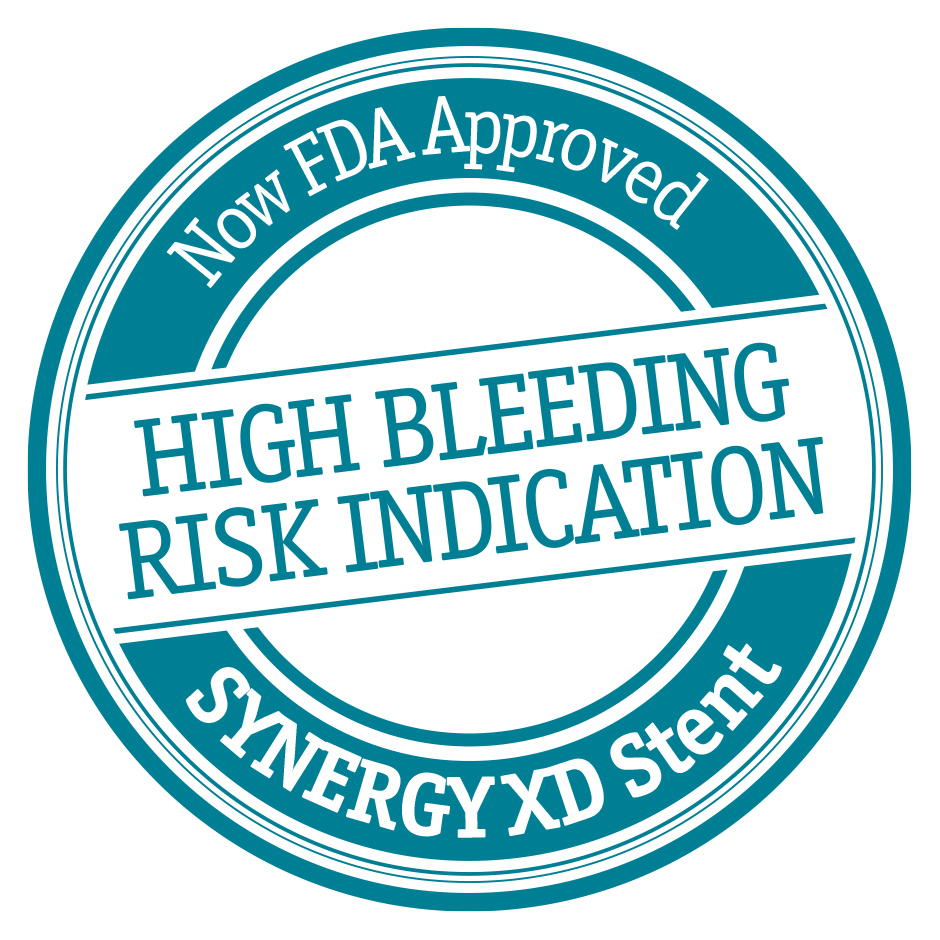The first DES indicated for use in High Bleeding Risk patients*