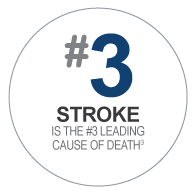 Stroke is the #3 leading cause of death