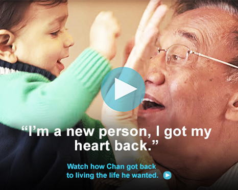 "I'm a new person, I got my heart back." - Hear Chan's story.