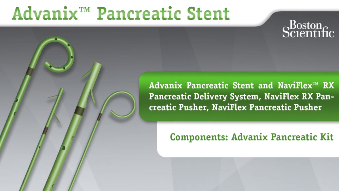 Advanix™ Pancreatic Stent: Set-up and Use Tutorial for RX Users