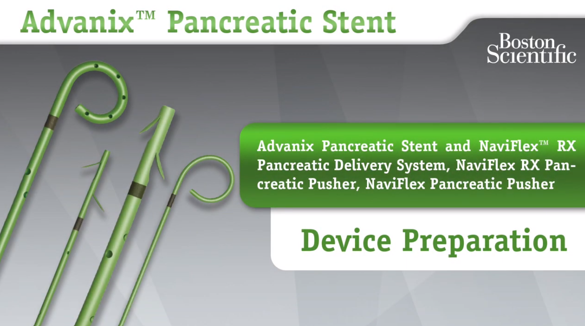 This video tutorial provides step-by-step instructions for placing and deploying the Advanix Pancreatic Stent. For RX Users Only. 