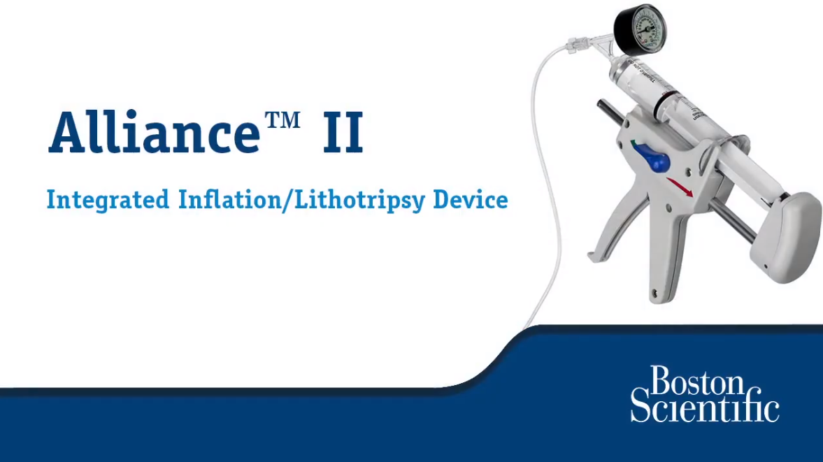 Alliance™ II Integrated Inflation & Lithotripsy Device Set-up and Use Video Tutorial