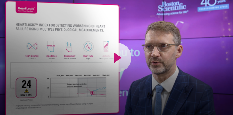 When the HeartLogic™ index is crossing the threshold, you can analyse the data and see what is happening with your patient