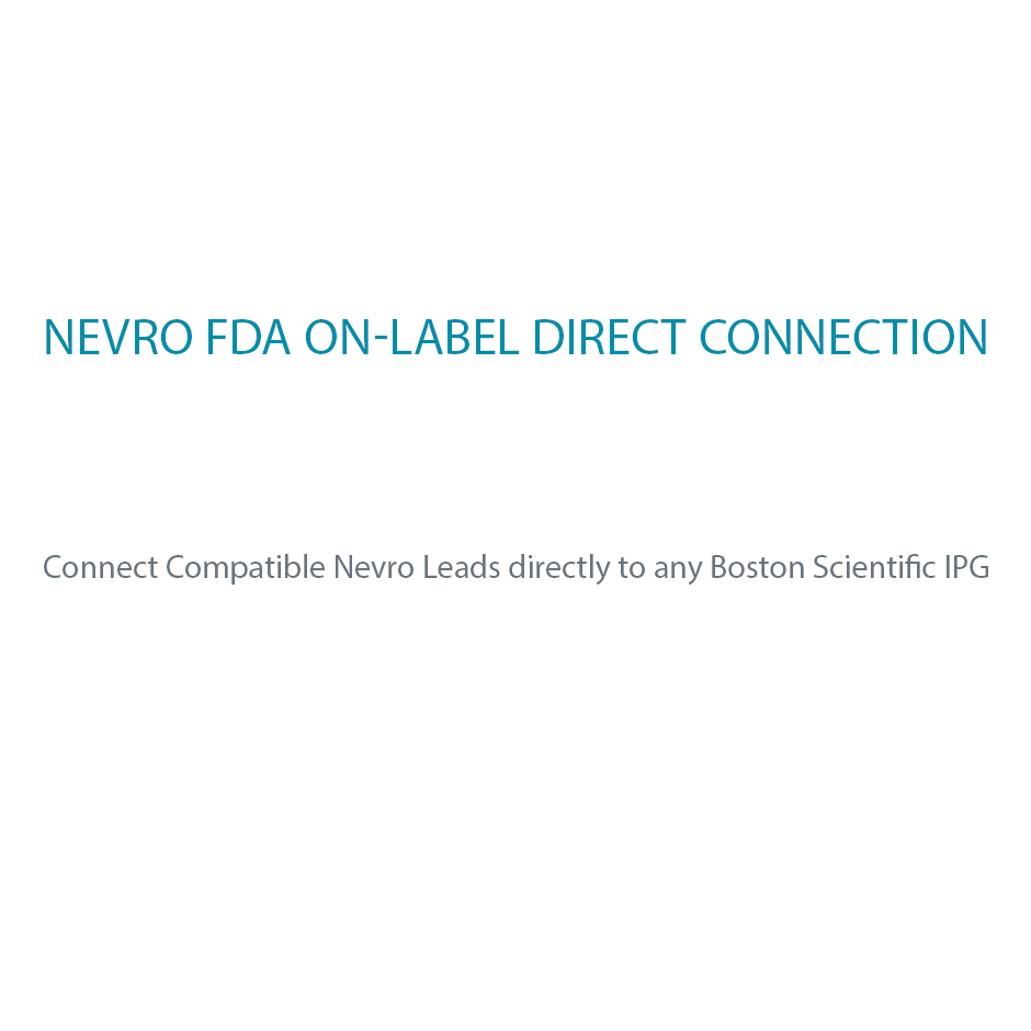 Conecte eletrodos Nevro compatíveis diretamente a qualquer GPI da Boston Scientific 