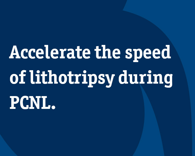 Accelerate the speed of lithotripsy during PCNL