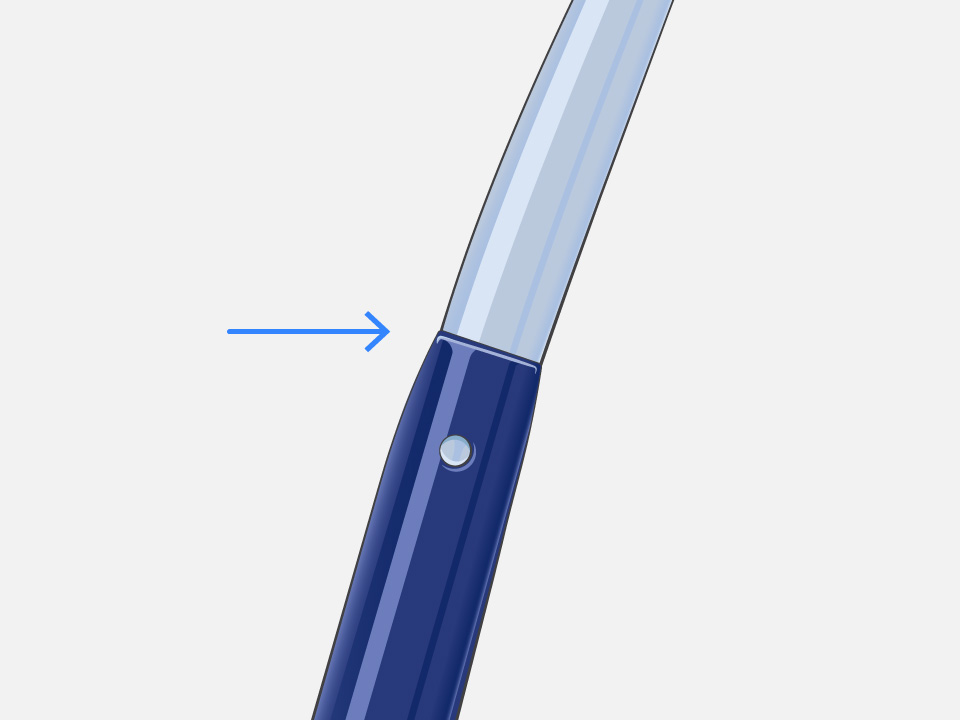 TorFlex Transseptal Guiding Sheath with arrow pointing to sleek dilator-to-sheath profile.