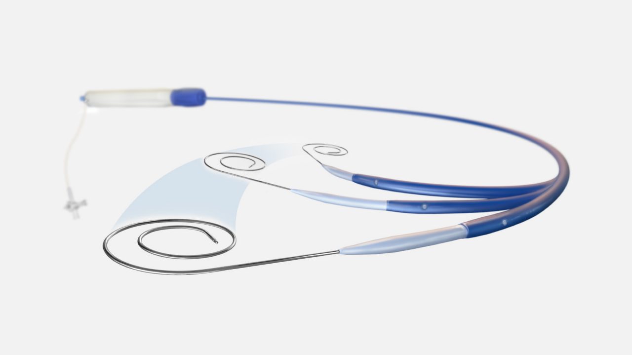 SupraCross Steerable sheath with TruGlide handling and flexible dilator.