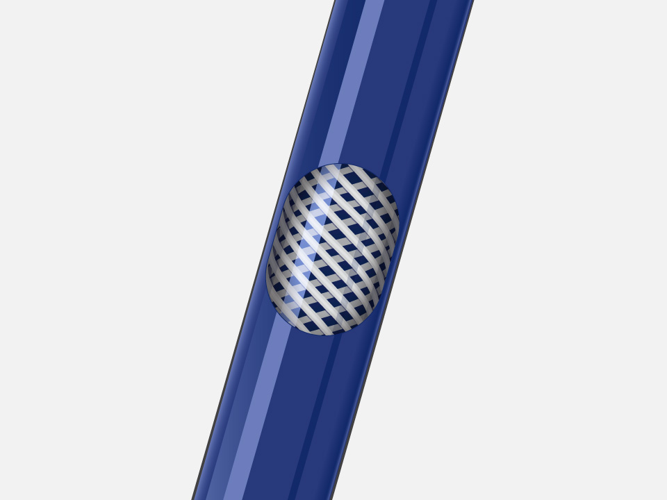 TorFlex Transseptal Guiding Sheath showing braid composite design.