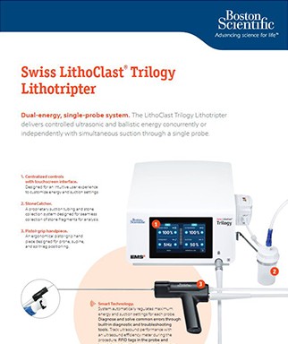 Swiss LithoClast® Trilogy Lithotripter - Product Specification Sheet PDF