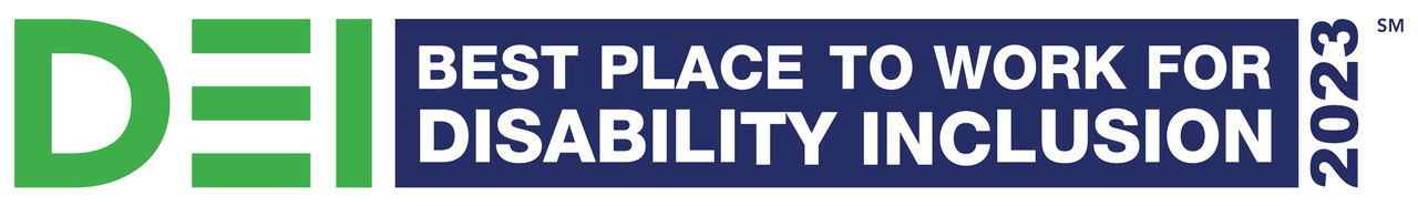2023 Disability Equality Index Best Places to Work for Disability Inclusion badge.