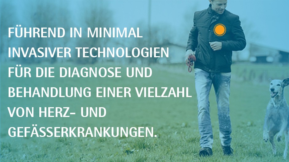 Führend in minimal invasiven Technologien für die Diagnose und Behandlung einer Vielzahl von Herz- und Gefäßerkrankungen.