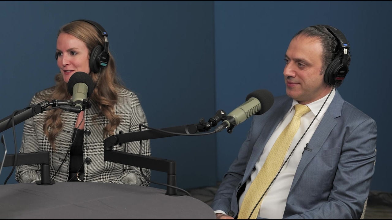 Dr. Halim Charbel and registered dietitian Kaitlyn Cole.