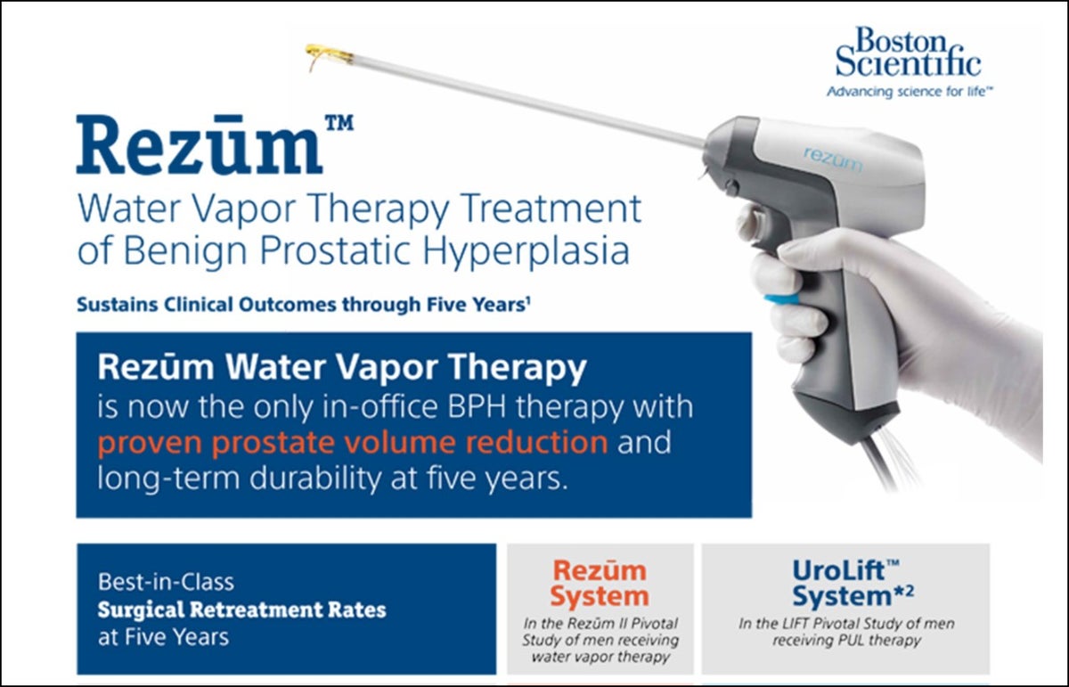 Rezūm™ Water Vapor Therapy five-year clinical trial results - Boston ...