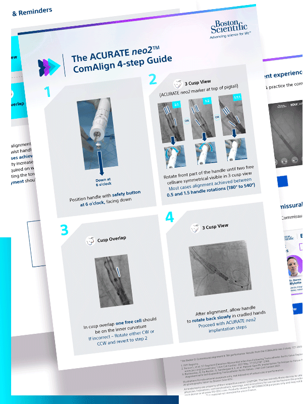 4-step Commisural Alignment guide