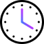 Clock icon.