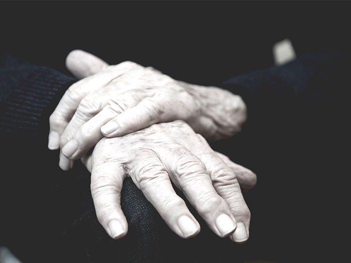 Parkinson's disease hand tremor