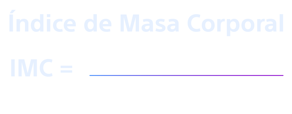 fórmula de IMC