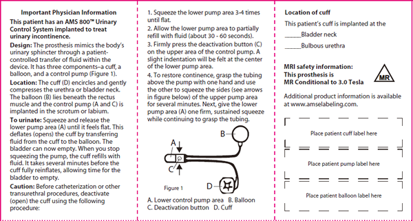 海外の患者様向けの英語版の患者カード