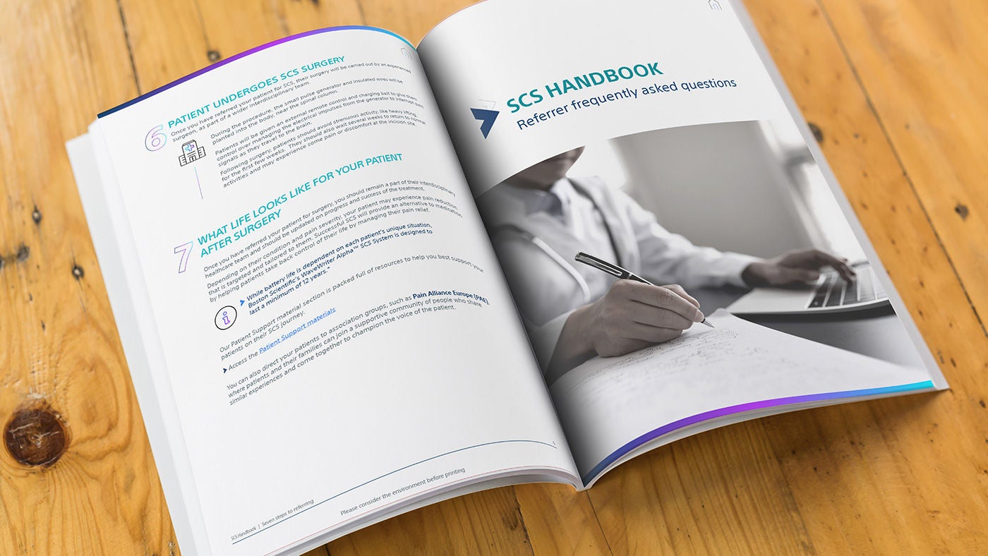 Boston Scientific's Spinal Cord Stimulation handbook