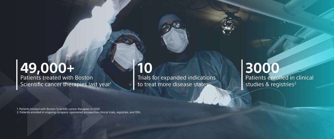 interventional oncology and embolization study image with text overview.