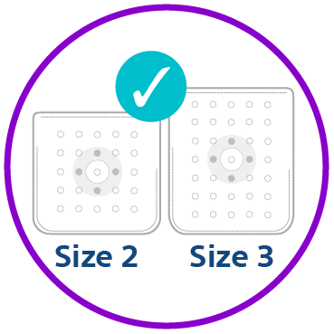 Two BioEnvelope pouches shown side by side in different sizes. 