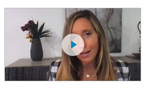 Video still of Dr. Pearlman discussing, into the camera, her experience. 