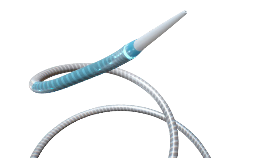 Catapult guide sheath spiral.