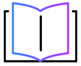 Icon with an open envelope.