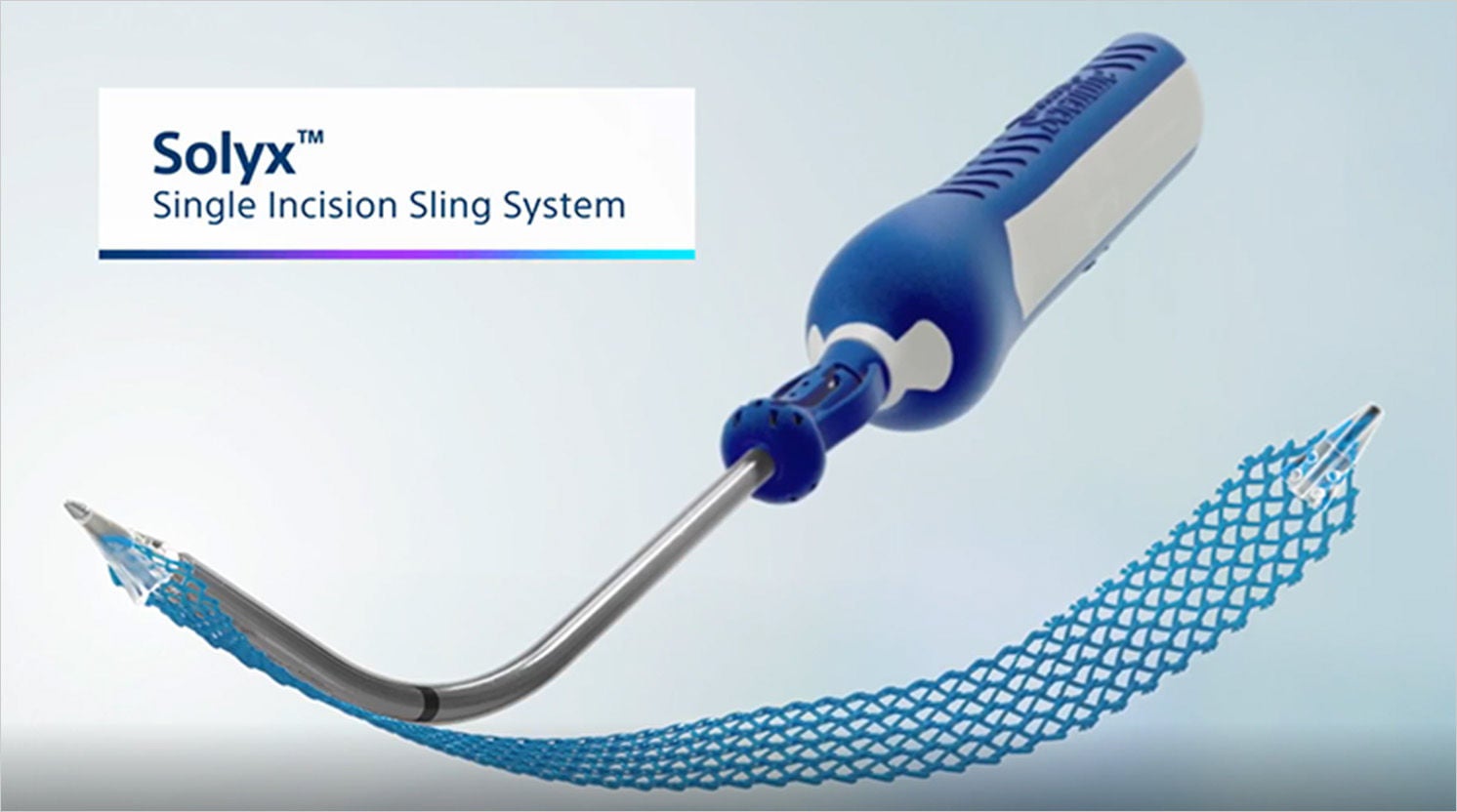 Solyx™ Single Incision Sling 3D Procedural Animation video thumbnail.