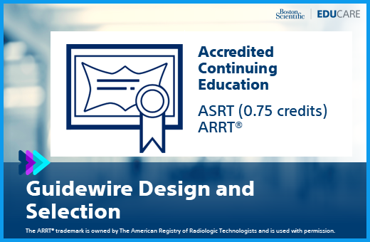 Guidewire Design and Selection Continuing Education Course Thumbnail.
