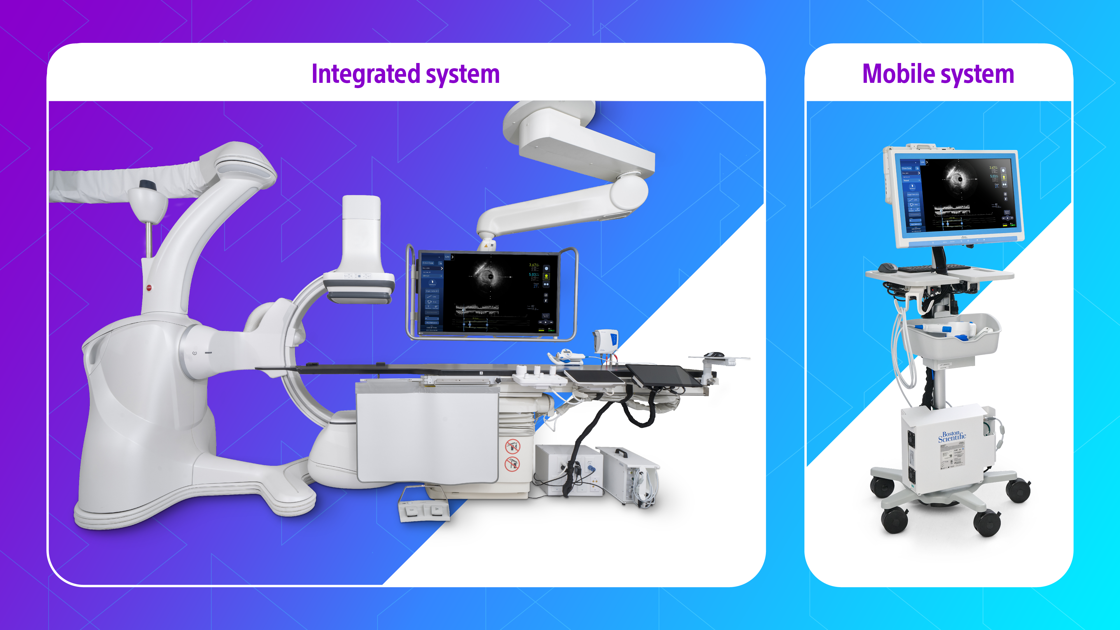 AVVIGO+ Integrated System in cath lab setup.
