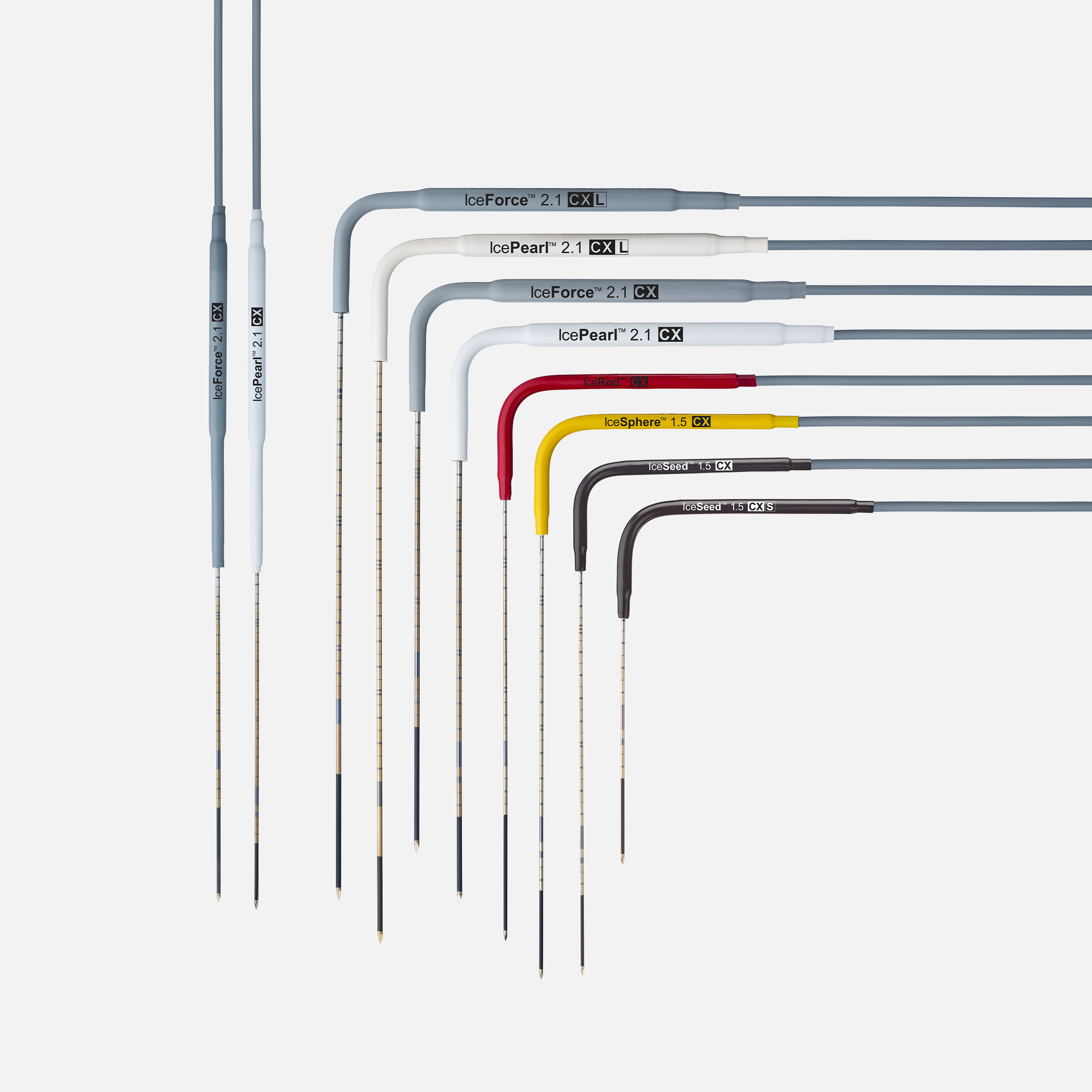 array of cryoablation needles.