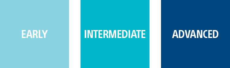 early, intermediate and advanced HCC stage focus.