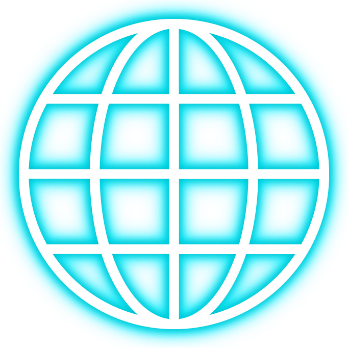 Globe icon.
