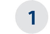Number 1 in grey circle.