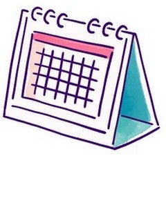 カレンダーのイラスト