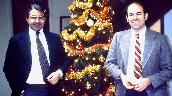 Pete Nicholas and John Abele