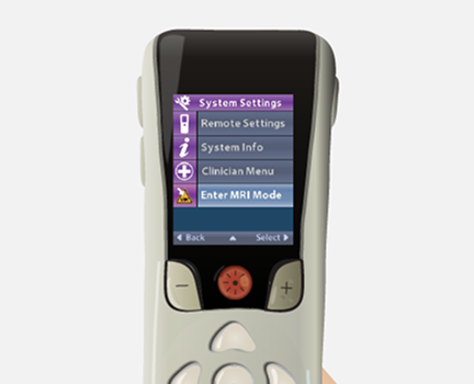 freelink remote control select enter mri mode menu. 