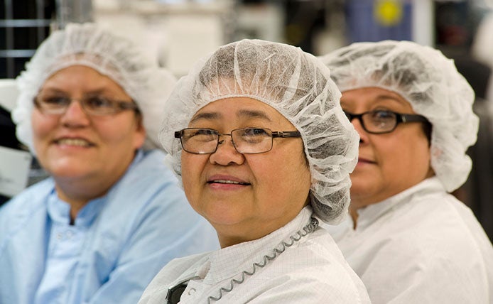 group of doctors in saftey cap.