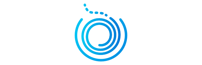 Blue gradient circles representing fibered coil.