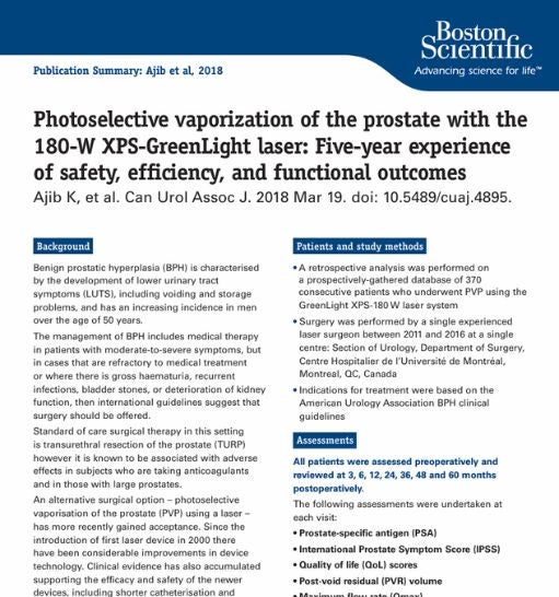 photoselective vaporization of the prostate download 