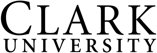Clark University logo.