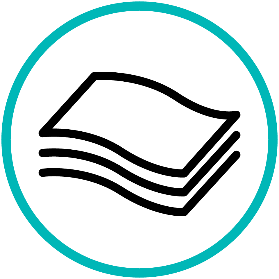 Icon illustrating multiple layers of stent