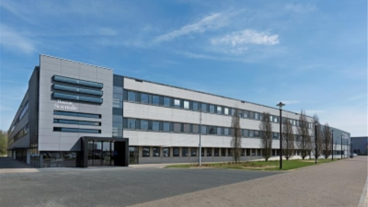 Front view of Boston Scientific building in Kerkrade, Netherlands