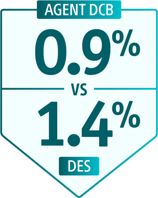 A comparison between AGENT DCB and DES