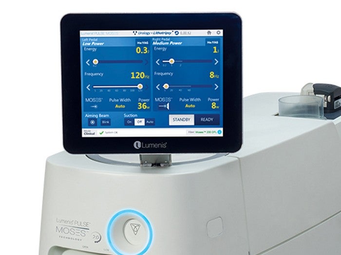 Primer plano de lumenis pulse 120