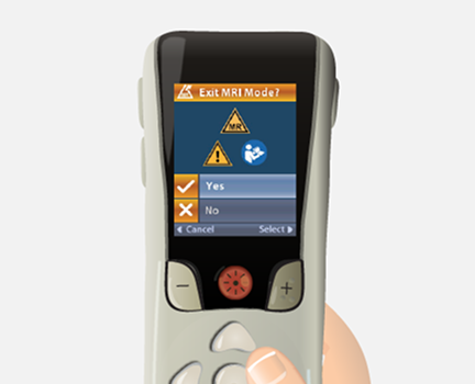 freelink remote control select yes to exit mri mode screen.