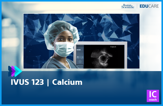 Intro Slide for Video Training of IVUS 123 Calcium Intervascular Ultrasound