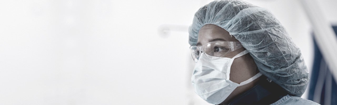 Médica con tapabocas