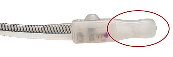 図１：コントロールポンプに水が9割ほど戻った状態